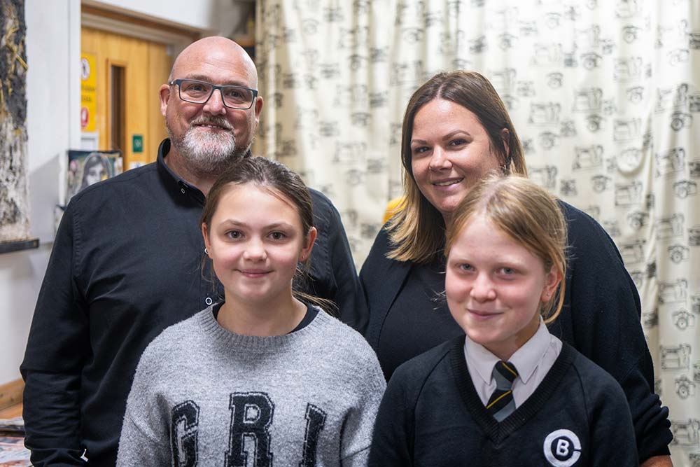 Open Evening 2026 A photo of a visiting family
